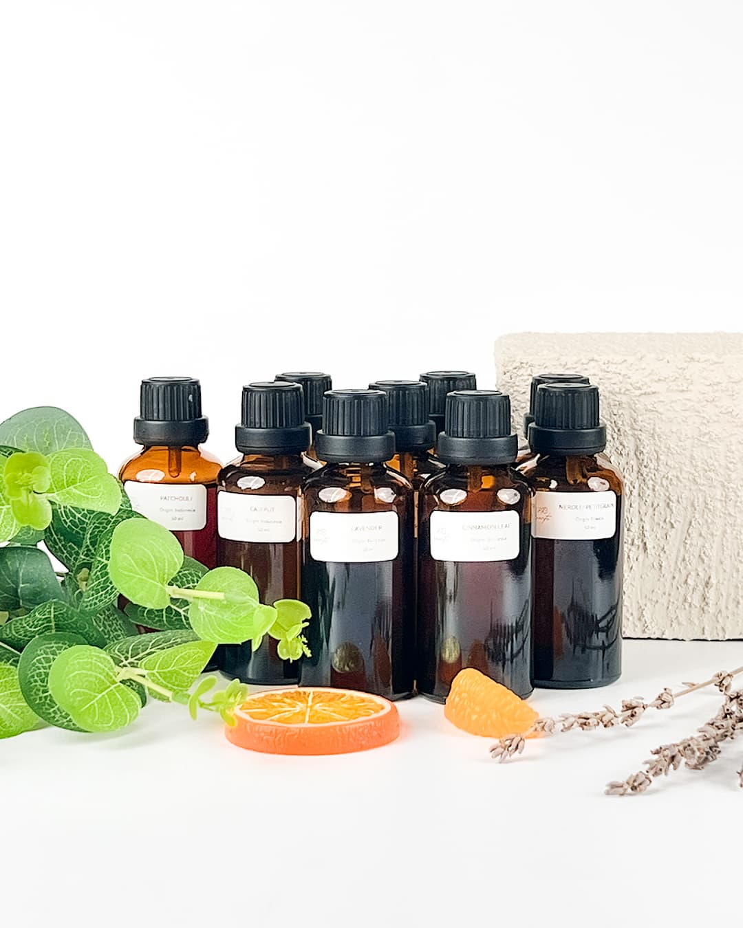 Pure essential oils selection and blending process at FRscents